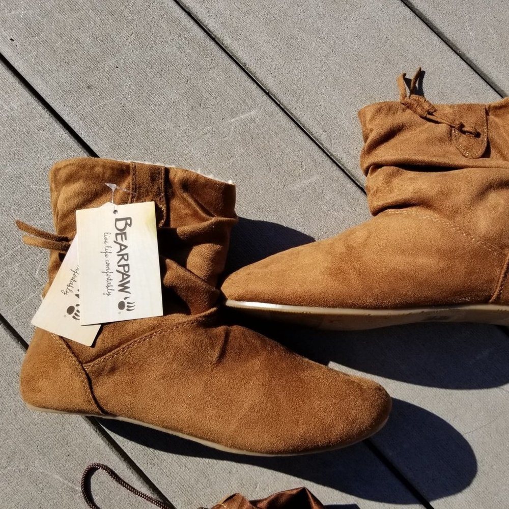 Brand New! BearPaw Sheepskin booties